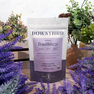 Downybird Trailblze Blend Organic Earl Grey Loose Leaf Tea Pouch with Lavender 